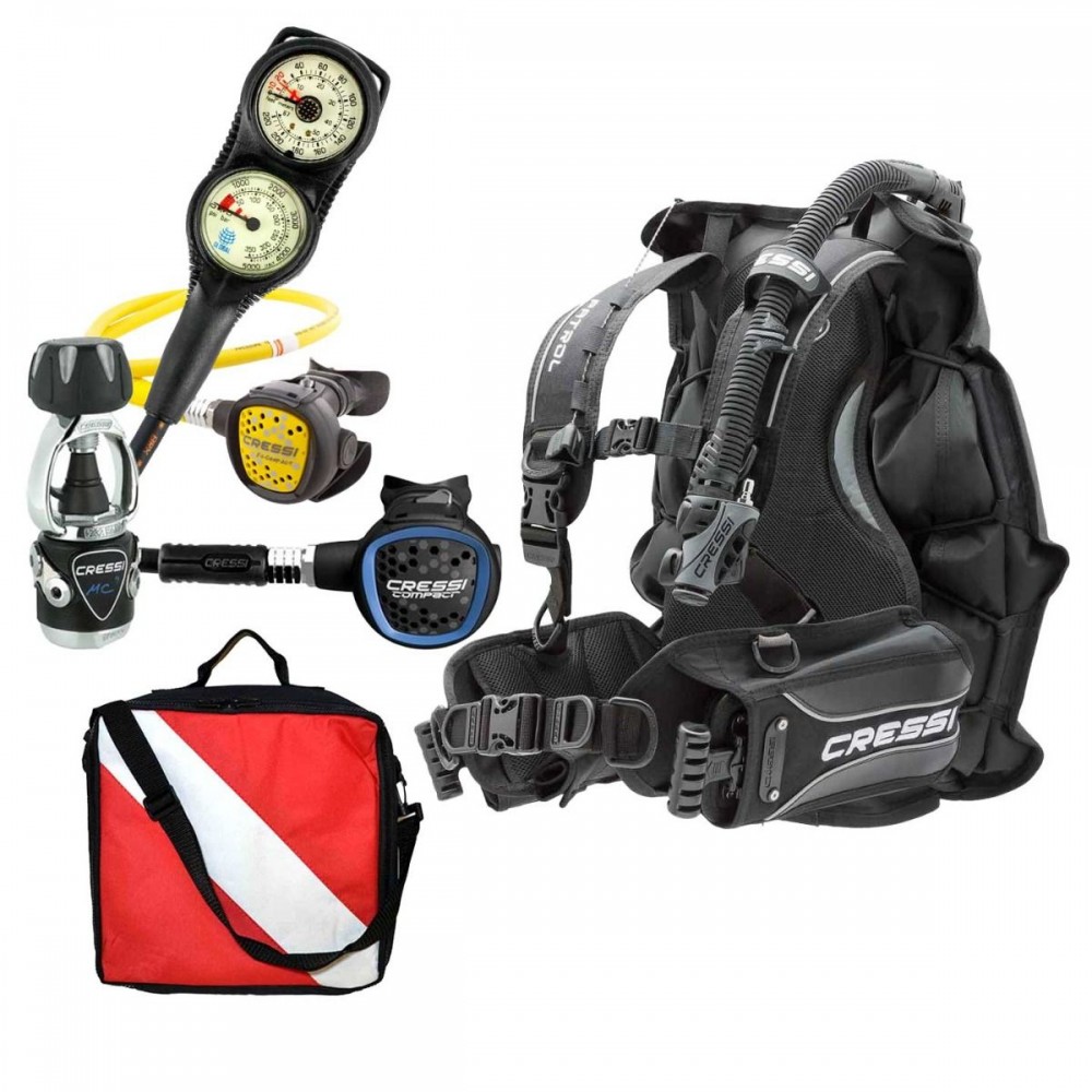 Cressi Travel Patrol Scuba Package