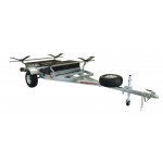 Malone MegaSport 2-Boat MegaWing Trailer Set with Storage