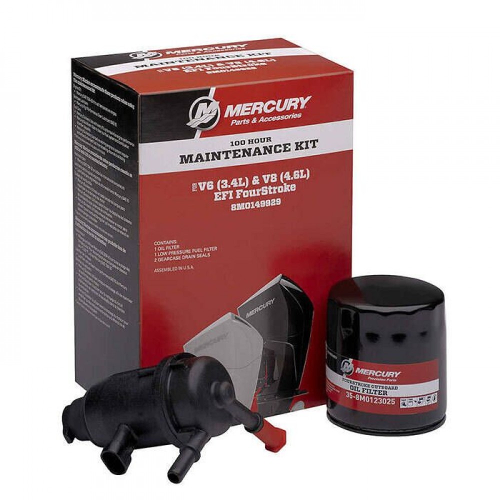 Mercury 100-Hour Engine Maintenance Kit - 8M0149929