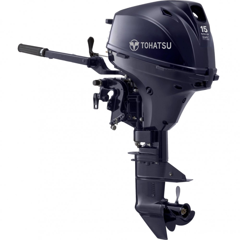 Tohatsu 15 HP Tiller Outboard Motor MFS15 2024