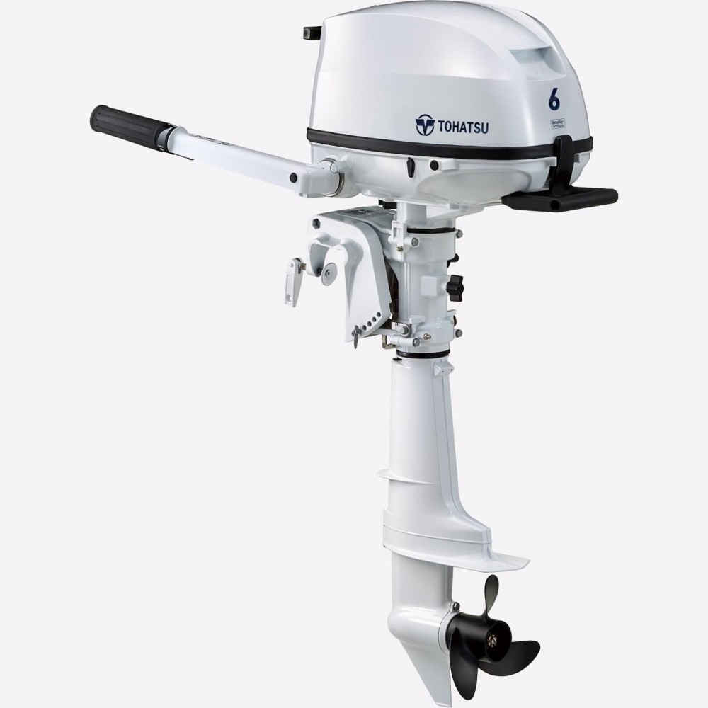 Tohatsu 6 HP Tiller Outboard Motor MFS6 Sail Pro 2024