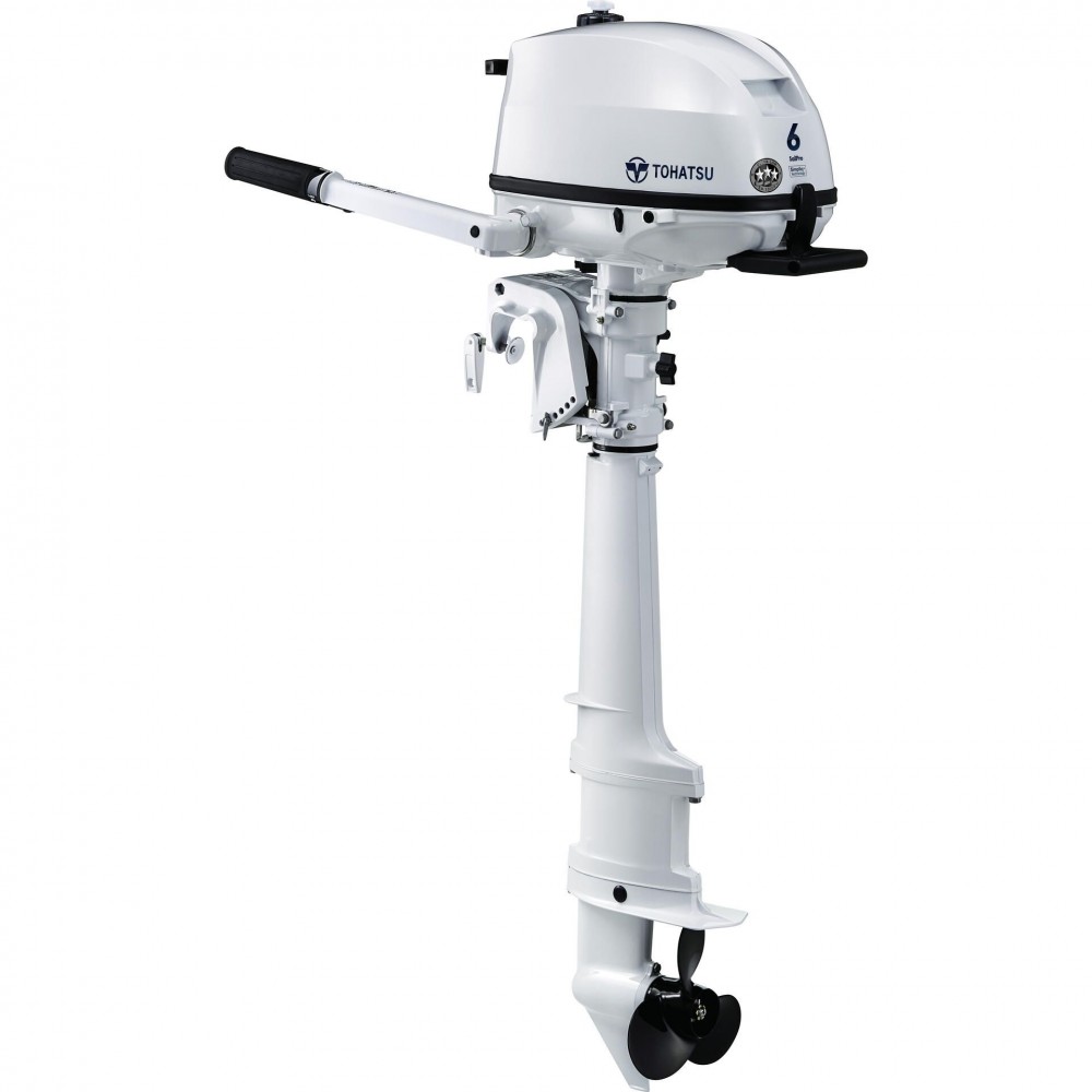 Tohatsu 6 HP Tiller Outboard Motor MFS6DW Sail Pro 2024