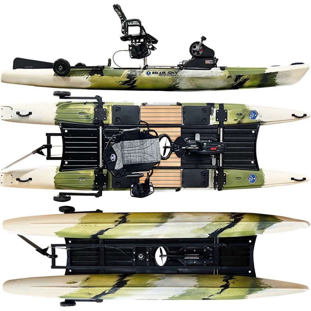 Blue Sky Boatworks 360 Angler Fishing Sit On Top Pedal Kayak