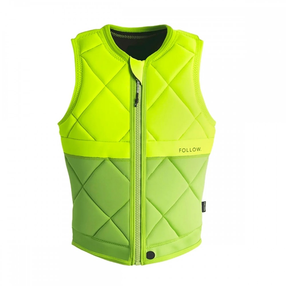 Follow Athena Ladies Comp Wake Vest in Fluro Yellow