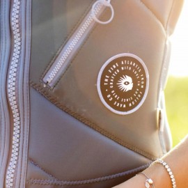 Follow Atlantis Ladies Comp Wake Vest in Ash/Blue