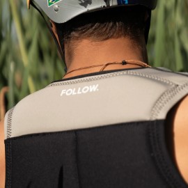 Follow Capiva Comp Wake Vest in Stone/Black