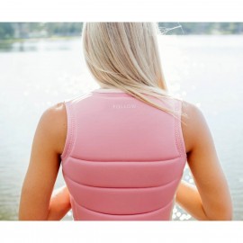 Follow Corp Ladies Comp Wake Vest In Pastel Pink