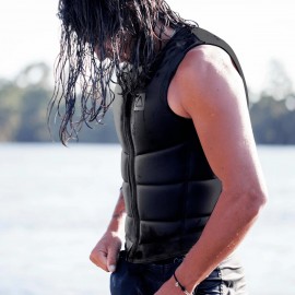 Follow Corp Mens Comp Wake Vest in Black