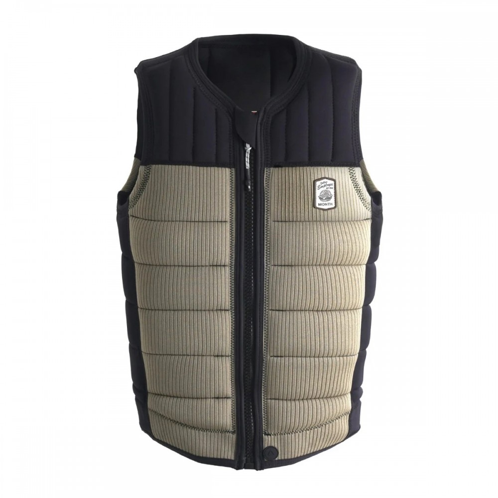 Follow Employee of the Month Comp Wake Vest in Black/Khaki