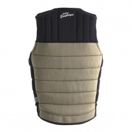Follow Employee of the Month Comp Wake Vest in Black/Khaki
