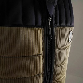 Follow Employee of the Month Comp Wake Vest in Black/Khaki