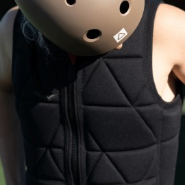 Follow Love Nor Money Comp Wake Vest in Black