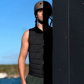 Follow Love Nor Money Comp Wake Vest in Black