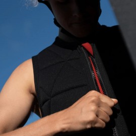 Follow Love Nor Money Comp Wake Vest in Black