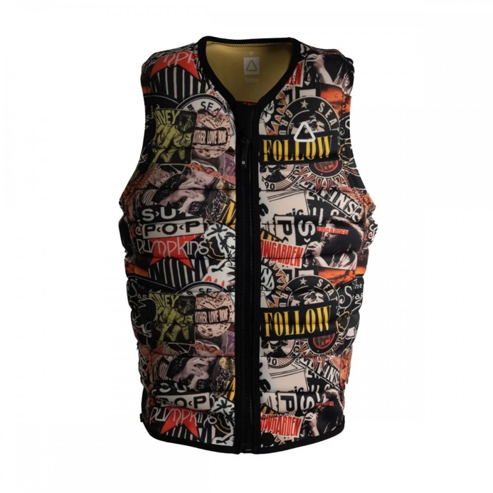 Follow Primary Heights Comp Wake Vest in Grunge