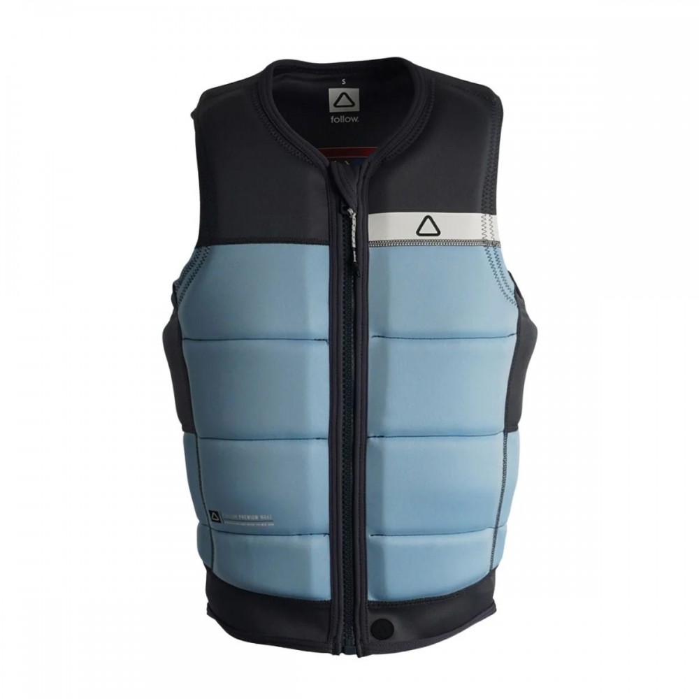 Follow Signal Comp Wake Vest in Soft Blue