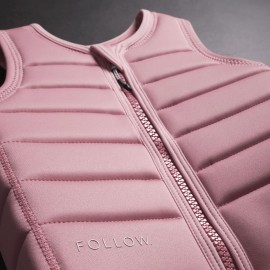 Follow Total Ladies Comp Wake Vest In Pink