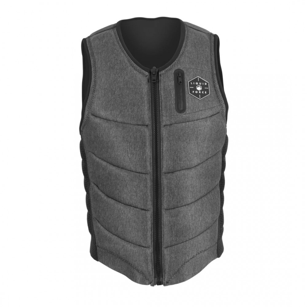 Liquid Force Squad Comp Wake Vest in Black/Denim