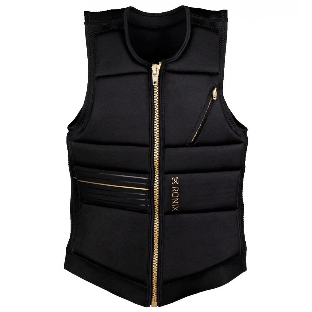 Ronix Women's Rise Comp Wake Vest in Black/Gold