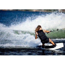 Ronix Women's Rise Comp Wake Vest in Black/Gold