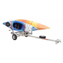 Malone XtraLight J-Rack 2-Kayak Trailer Package