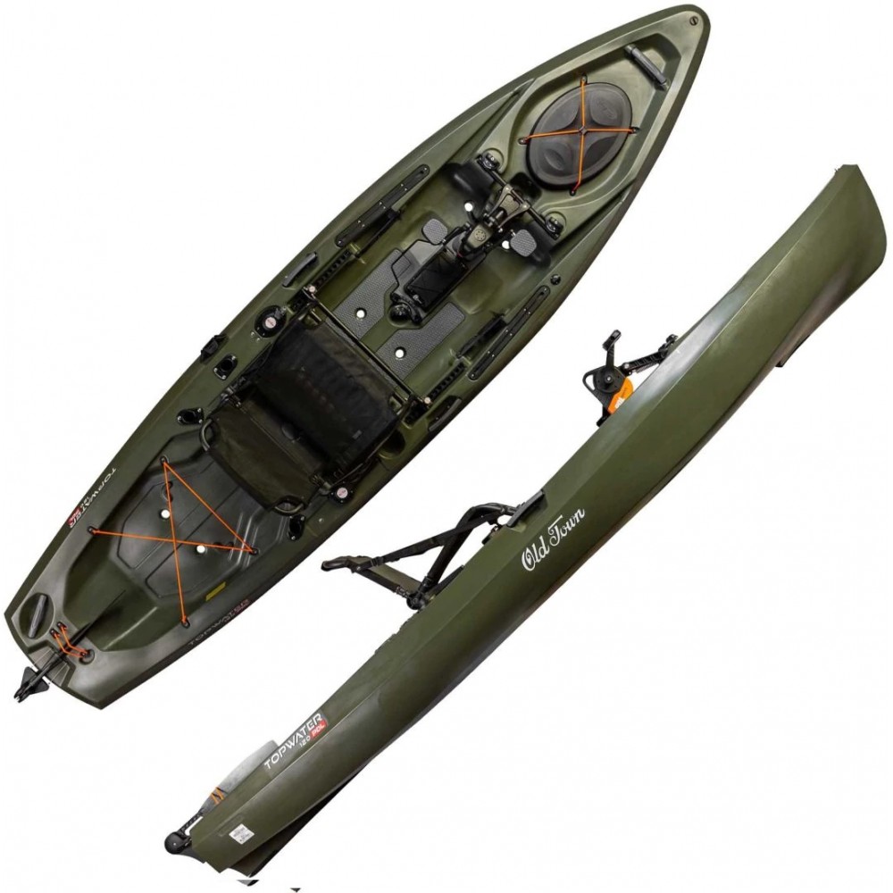 Old Town Topwater 120 PDL Angler Kayak - Water Sport Equip
